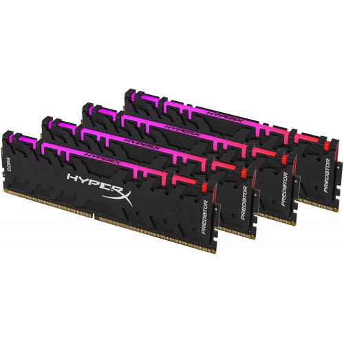 Озп HyperX DDR4 32GB (4x8GB) 2933Mhz Predator RGB (HX429C15PB3AK4/32) (Відновлено продавцем, 736602) купити з перевіркою сумісності: огляд, характеристики, ціна у Києві, Львові, Вінниці, Хмельницькому, Івано-Франківську, Україні | інтернет-магазин TELEMART.UA фото