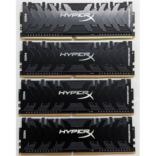 Озп HyperX DDR4 32GB (4x8GB) 2933Mhz Predator RGB (HX429C15PB3AK4/32) (Відновлено продавцем, 736602) купити з перевіркою сумісності: огляд, характеристики, ціна у Києві, Львові, Вінниці, Хмельницькому, Івано-Франківську, Україні | інтернет-магазин TELEMART.UA фото