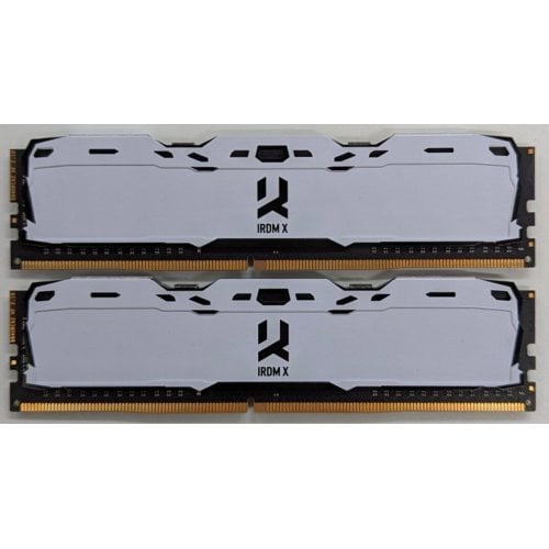 Купить Озу GoodRAM DDR4 16GB (2x8GB) 3200Mhz Iridium X White (IR-XW3200D464L16SA/16GDC) (Восстановлено продавцом, 736694) с проверкой совместимости: обзор, характеристики, цена в Киеве, Днепре, Одессе, Харькове, Украине | интернет-магазин TELEMART.UA фото