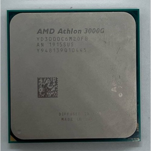 Купить Процессор AMD Athlon 3000G 3.5GHz sAM4 Tray (YD3000C6M2OFB) (Восстановлено продавцом, 736961) с проверкой совместимости: обзор, характеристики, цена в Киеве, Днепре, Одессе, Харькове, Украине | интернет-магазин TELEMART.UA фото