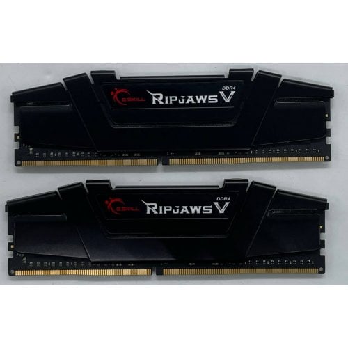 Озп G.Skill DDR4 32GB (2x16GB) 3200Mhz Ripjaws V (F4-3200C16D-32GVK) (Відновлено продавцем, 736964) купити з перевіркою сумісності: огляд, характеристики, ціна у Києві, Львові, Вінниці, Хмельницькому, Івано-Франківську, Україні | інтернет-магазин TELEMART.UA фото