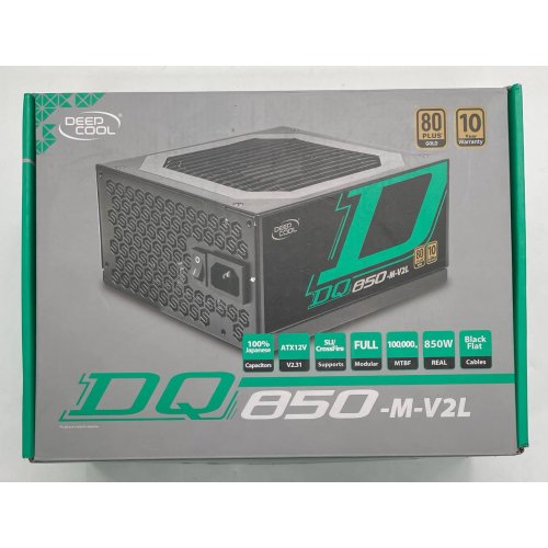 Блок живлення Deepcool DQ850 850W (DP-GD-DQ850-M-V2L) Black (Відновлено продавцем, 737023) купити з перевіркою сумісності: огляд, характеристики, ціна у Києві, Львові, Вінниці, Хмельницькому, Івано-Франківську, Україні | інтернет-магазин TELEMART.UA фото