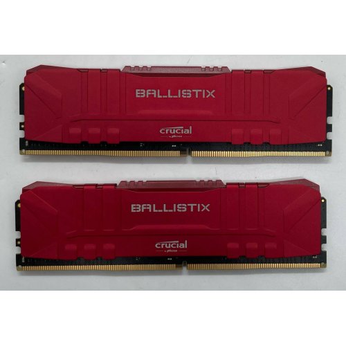 Озп Crucial DDR4 16GB (2x8GB) 3600Mhz Ballistix Red (BL2K8G36C16U4R) (Відновлено продавцем, 737051) купити з перевіркою сумісності: огляд, характеристики, ціна у Києві, Львові, Вінниці, Хмельницькому, Івано-Франківську, Україні | інтернет-магазин TELEMART.UA фото