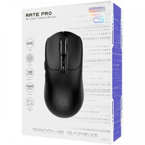 Миша Proove Gaming Rate Pro (WMRP00022001) Black купити в Україні: Київ, Львів, Хмельницький, Тернопіль | Низька ціна, відгуки, характеристики від TELEMART фото
