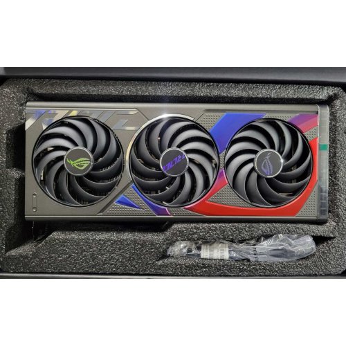 Купить Уценка видеокарта Asus ROG Strix GeForce RTX 4070 SUPER OC 12228MB (ROG-STRIX-RTX4070S-O12G-GAMING) (Следы использования, 737480) с проверкой совместимости: обзор, характеристики, цена в Киеве, Днепре, Одессе, Харькове, Украине | интернет-магазин TELEMART.UA фото