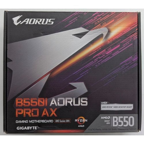 Материнська плата Gigabyte B550I AORUS PRO AX (sAM4, AMD B550) (Відновлено продавцем, 737703) купити з перевіркою сумісності: огляд, характеристики, ціна у Києві, Львові, Вінниці, Хмельницькому, Івано-Франківську, Україні | інтернет-магазин TELEMART.UA фото