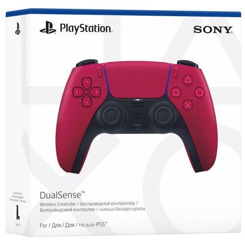 Купить Игровой манипулятор Sony DualSense for PS5 (1000040190) Cosmic Red - цена в Харькове, Киеве, Днепре, Одессе
в интернет-магазине Telemart фото