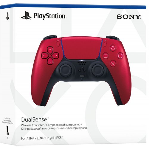 Купити Ігровий маніпулятор Sony DualSense for PS5 (1000040728) Volcanic Red - ціна в Києві, Львові, Вінниці, Хмельницькому, Франківську, Україні | інтернет-магазин TELEMART.UA фото