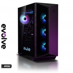 Комп'ютер EVOLVE PoweredBy MSI 9H+ (EVGP-9HR980X3DN507TI-D564S1TBKSH) Black/Shadow / AMD Ryzen 7 9800X3D (4.7–5.2 ГГц), 8 ядер / RTX 5070 Ti / 64 ГБ (DDR5) / 1024 ГБ (SSD)