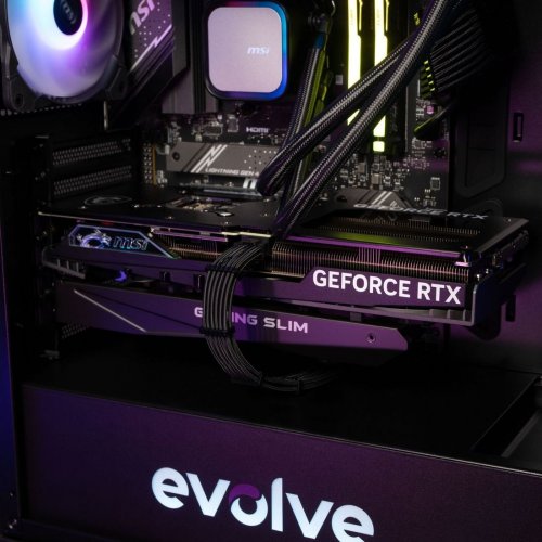 Компьютер EVOLVE PoweredBy MSI 9H+ (EVGP-9HR980X3DN507TI-D564S1TBKSH) Black/Shadow купить в Украине: Киев, Днепр, Харьков, Одесса  | Низкая цена, отзывы, характеристики от TELEMART фото