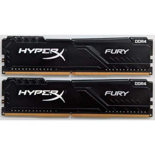 Купить Озу HyperX DDR4 16GB (2x8GB) 3200Mhz Fury Black (HX432C16FB3K2/16) (Восстановлено продавцом, 737793) с проверкой совместимости: обзор, характеристики, цена в Киеве, Днепре, Одессе, Харькове, Украине | интернет-магазин TELEMART.UA фото