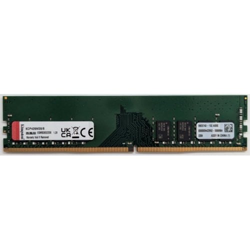 Купить Озу Kingston DDR4 8GB 2666Mhz for Branded Systems (KCP426NS8/8) (Восстановлено продавцом, 737799) с проверкой совместимости: обзор, характеристики, цена в Киеве, Днепре, Одессе, Харькове, Украине | интернет-магазин TELEMART.UA фото