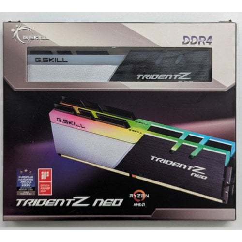 Озп G.Skill DDR4 16GB (2x8GB) 3600Mhz Trident Z Neo (F4-3600C18D-16GTZN) (Відновлено продавцем, 737808) купити з перевіркою сумісності: огляд, характеристики, ціна у Києві, Львові, Вінниці, Хмельницькому, Івано-Франківську, Україні | інтернет-магазин TELEMART.UA фото