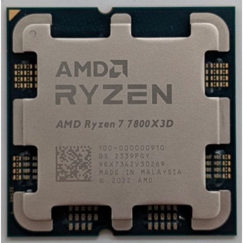 Процесор AMD Ryzen 7 7800X3D 4.2(5.0)GHz 96MB sAM5 Box (100-100000910WOF) (Відновлено продавцем, 738036) купити з перевіркою сумісності: огляд, характеристики, ціна у Києві, Львові, Вінниці, Хмельницькому, Івано-Франківську, Україні | інтернет-магазин TELEMART.UA фото