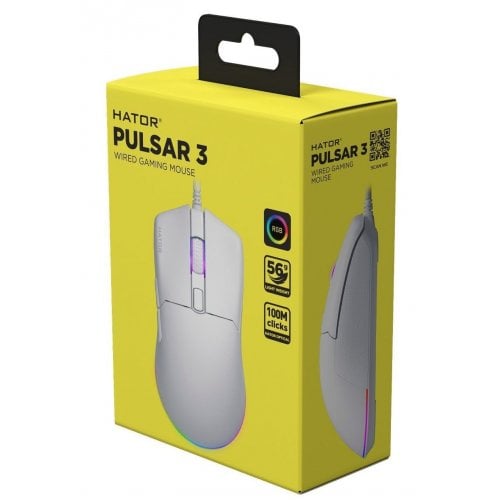 Photo Mouse HATOR Pulsar 3 (HTM611) White