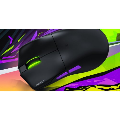Мышка HATOR Pulsar 3 Ultra 4K Wireless (HTM680) Black купить в Украине: Киев, Днепр, Харьков, Одесса  | Низкая цена, отзывы, характеристики от TELEMART фото