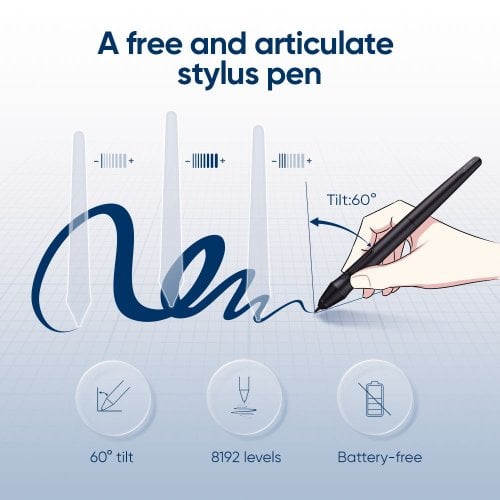 Купити Графічний планшет XP-Pen Deco 01V2 Black - ціна в Києві, Львові, Вінниці, Хмельницькому, Франківську, Україні | інтернет-магазин TELEMART.UA фото