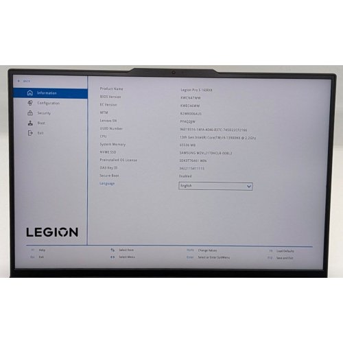 Купити Ноутбук Lenovo Legion Pro 5 16IRX8 (82WK006AUS) (Відновлено продавцем, 738134) - ціна в Києві, Львові, Вінниці, Хмельницькому, Франківську, Україні | інтернет-магазин TELEMART.UA фото