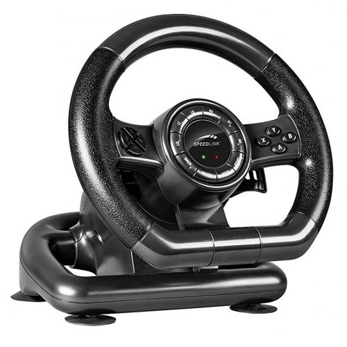 Купить Руль Speedlink Bolt Racing Wheel PC (SL-650300-BK) Black - цена в Харькове, Киеве, Днепре, Одессе
в интернет-магазине Telemart фото