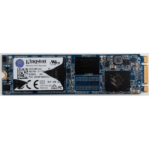 Ssd-диск Kingston UV500 TLC 240GB M.2 (2280 SATA) (SUV500M8/240G) (Відновлено продавцем, 738396) купити з перевіркою сумісності: огляд, характеристики, ціна у Києві, Львові, Вінниці, Хмельницькому, Івано-Франківську, Україні | інтернет-магазин TELEMART.UA фото