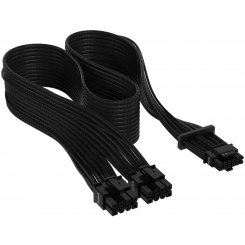 Уценка кабель-переходник Corsair Premium Individually Sleeved 12+4pin PCIe Gen 5 12VHPWR 600W Type 4 (CP-8920331) Black (Повреждена упаковка, 738434)