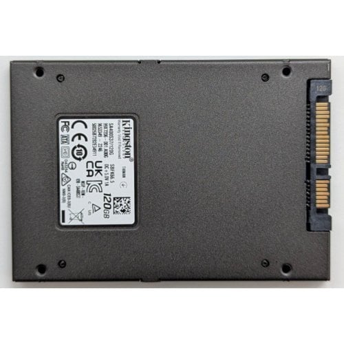 Купить Ssd-диск Kingston SSDNow A400 TLC 120GB 2.5'' (SA400S37/120G) (Восстановлено продавцом, 738460) с проверкой совместимости: обзор, характеристики, цена в Киеве, Днепре, Одессе, Харькове, Украине | интернет-магазин TELEMART.UA фото