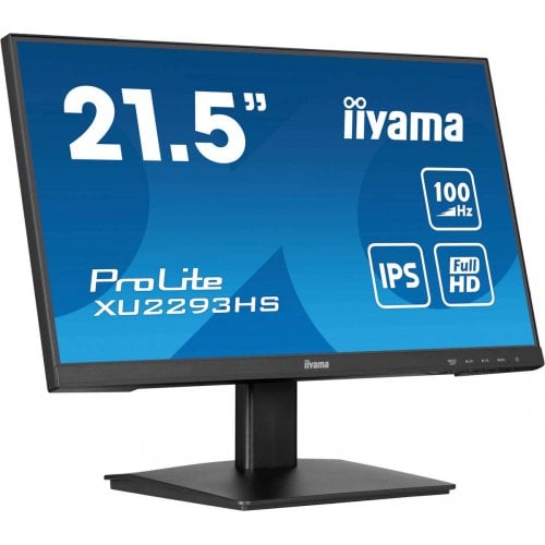 Купить Монитор Iiyama 21.5" ProLite XU2293HS-B6 Black - цена в Харькове, Киеве, Днепре, Одессе
в интернет-магазине Telemart фото