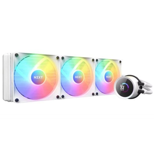 Уцінка готова сво NZXT Kraken 360 RGB (RL-KR360-W1) White (Сліди встановлення, 738592) купити з перевіркою сумісності: огляд, характеристики, ціна у Києві, Львові, Вінниці, Хмельницькому, Івано-Франківську, Україні | інтернет-магазин TELEMART.UA фото