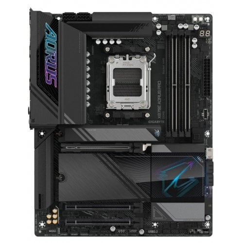 Купить Уценка материнская плата Gigabyte X870E AORUS PRO (sAM5, AMD X870E) (після відеоогляду, 738603) с проверкой совместимости: обзор, характеристики, цена в Киеве, Днепре, Одессе, Харькове, Украине | интернет-магазин TELEMART.UA фото