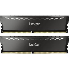 Уцінка озп Lexar DDR4 32GB (2x16GB) 3200Mhz Thor Dark Grey (LD4BU016G-R3200GDXG) (Вітринний зразок, 738604)