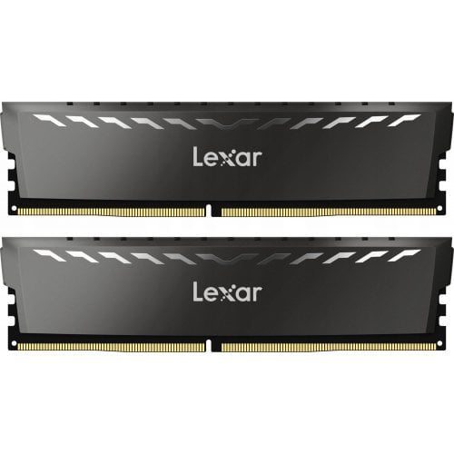 Купить Уценка озу Lexar DDR4 32GB (2x16GB) 3200Mhz Thor Dark Grey (LD4BU016G-R3200GDXG) (Витринный образец, 738604) с проверкой совместимости: обзор, характеристики, цена в Киеве, Днепре, Одессе, Харькове, Украине | интернет-магазин TELEMART.UA фото