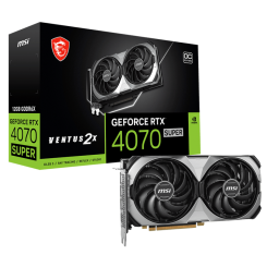 Видеокарта MSI GeForce RTX 4070 SUPER VENTUS 2X OC 12228MB (RTX 4070 SUPER 12G VENTUS 2X OC) (Восстановлено продавцом, 738736)