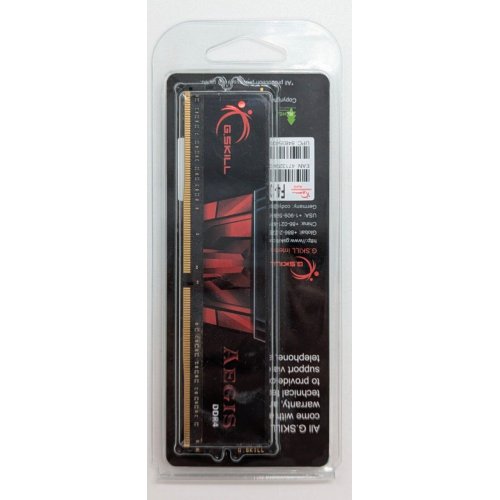 Озп G.Skill DDR4 8GB 3200Mhz Aegis (F4-3200C16S-8GIS) (Відновлено продавцем, 739142) купити з перевіркою сумісності: огляд, характеристики, ціна у Києві, Львові, Вінниці, Хмельницькому, Івано-Франківську, Україні | інтернет-магазин TELEMART.UA фото