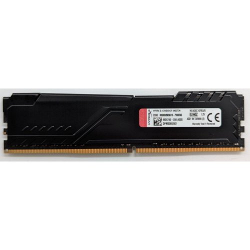 Озп HyperX DDR4 8GB 2666Mhz Fury Black (HX426C16FB3/8) (Відновлено продавцем, 739154) купити з перевіркою сумісності: огляд, характеристики, ціна у Києві, Львові, Вінниці, Хмельницькому, Івано-Франківську, Україні | інтернет-магазин TELEMART.UA фото