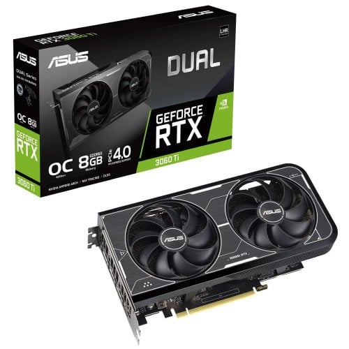 Відеокарта Asus GeForce RTX 3060 Ti Dual OC 8192MB (DUAL-RTX3060TI-O8GD6X) (Відновлено продавцем, 739262) купити з перевіркою сумісності: огляд, характеристики, ціна у Києві, Львові, Вінниці, Хмельницькому, Івано-Франківську, Україні | інтернет-магазин TELEMART.UA фото