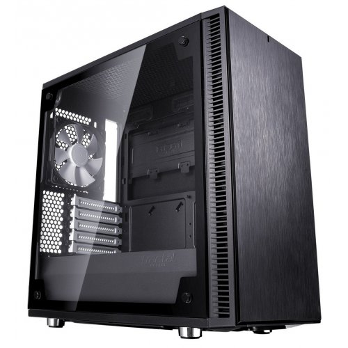 Корпус Fractal Design Define Mini C TG без БЖ (FD-CA-DEF-MINI-C-BK-TG) Black (Відновлено продавцем, 739568) купити з перевіркою сумісності: огляд, характеристики, ціна у Києві, Львові, Вінниці, Хмельницькому, Івано-Франківську, Україні | інтернет-магазин TELEMART.UA фото