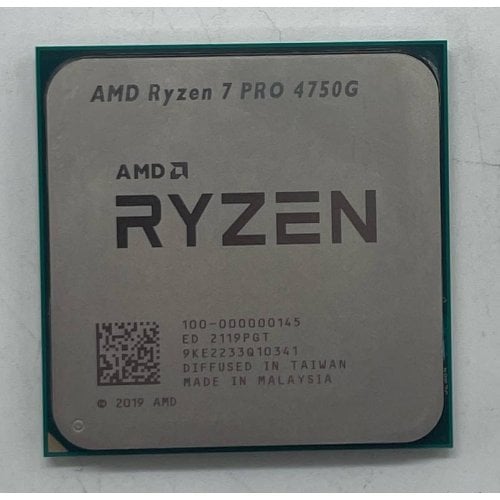 Процесор AMD Ryzen 7 PRO 4750G 3.6(4.4)GHz 8MB sAM4 Tray (100-000000145) (Відновлено продавцем, 739605) купити з перевіркою сумісності: огляд, характеристики, ціна у Києві, Львові, Вінниці, Хмельницькому, Івано-Франківську, Україні | інтернет-магазин TELEMART.UA фото