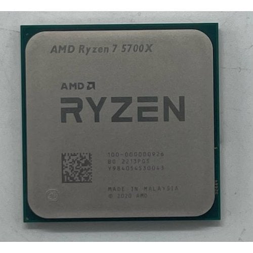 Процесор AMD Ryzen 7 5700X 3.4(4.6)GHz 32MB sAM4 Tray (100-000000926) (Відновлено продавцем, 739613) купити з перевіркою сумісності: огляд, характеристики, ціна у Києві, Львові, Вінниці, Хмельницькому, Івано-Франківську, Україні | інтернет-магазин TELEMART.UA фото