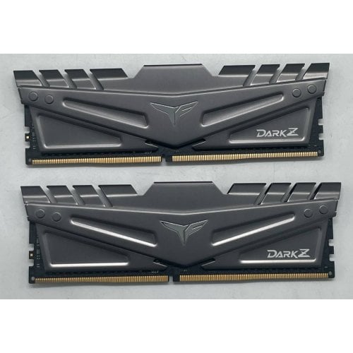 Озп Team DDR4 16GB (2x8GB) 3200MHz T-Force Dark Z (TDZGD48G3200HC16CBK) (Відновлено продавцем, 739622) купити з перевіркою сумісності: огляд, характеристики, ціна у Києві, Львові, Вінниці, Хмельницькому, Івано-Франківську, Україні | інтернет-магазин TELEMART.UA фото