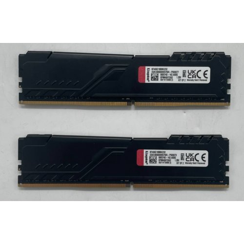 Купить Озу Kingston DDR4 32GB (2x16GB) 3600Mhz FURY Beast Black (KF436C18BBK2/32) (Восстановлено продавцом, 739631) с проверкой совместимости: обзор, характеристики, цена в Киеве, Днепре, Одессе, Харькове, Украине | интернет-магазин TELEMART.UA фото