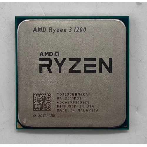 Купить Процессор AMD Ryzen 3 1200 3.2(3.4)GHz sAM4 Tray (YD1200BBM4KAF) (Восстановлено продавцом, 739790) с проверкой совместимости: обзор, характеристики, цена в Киеве, Днепре, Одессе, Харькове, Украине | интернет-магазин TELEMART.UA фото