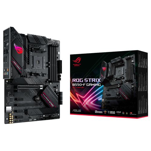 Купить Материнская плата Asus ROG STRIX B550-F GAMING (sAM4, AMD B550) (Восстановлено продавцом, 739815) с проверкой совместимости: обзор, характеристики, цена в Киеве, Днепре, Одессе, Харькове, Украине | интернет-магазин TELEMART.UA фото