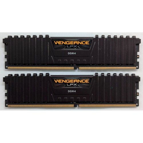 Озп Corsair DDR4 16GB (2x8GB) 3600Mhz Vengeance LPX (CMK16GX4M2D3600C18) (Відновлено продавцем, 740101) купити з перевіркою сумісності: огляд, характеристики, ціна у Києві, Львові, Вінниці, Хмельницькому, Івано-Франківську, Україні | інтернет-магазин TELEMART.UA фото