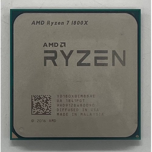 Купить Процессор AMD Ryzen 7 1800X 3.6(4.0)GHz 16MB sAM4 Tray (YD180XBCM88AE) (Восстановлено продавцом, 740145) с проверкой совместимости: обзор, характеристики, цена в Киеве, Днепре, Одессе, Харькове, Украине | интернет-магазин TELEMART.UA фото