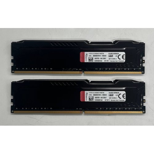 Озп Kingston DDR4 8GB (2x4GB) 2666Mhz HyperX FURY Black (HX426C15FBK2/8) (Відновлено продавцем, 740307) купити з перевіркою сумісності: огляд, характеристики, ціна у Києві, Львові, Вінниці, Хмельницькому, Івано-Франківську, Україні | інтернет-магазин TELEMART.UA фото