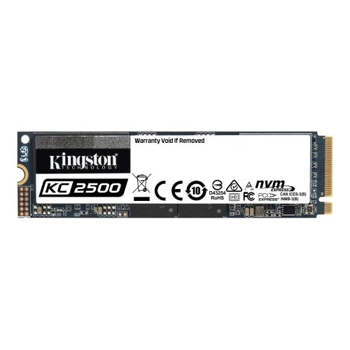 Ssd-диск Kingston KC2500 3D NAND TLC 2TB M.2 (2280 PCI-E) NVMe x4 (SKC2500M8/2000G) (Відновлено продавцем, 740357) купити з перевіркою сумісності: огляд, характеристики, ціна у Києві, Львові, Вінниці, Хмельницькому, Івано-Франківську, Україні | інтернет-магазин TELEMART.UA фото