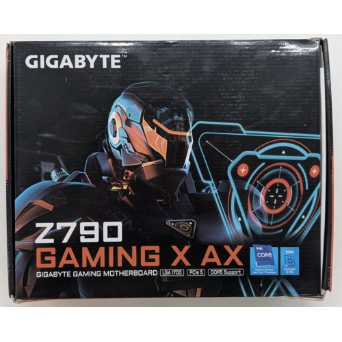 Купить Материнская плата Gigabyte Z790 GAMING X AX (s1700, Intel Z790) (Восстановлено продавцом, 740509) с проверкой совместимости: обзор, характеристики, цена в Киеве, Днепре, Одессе, Харькове, Украине | интернет-магазин TELEMART.UA фото