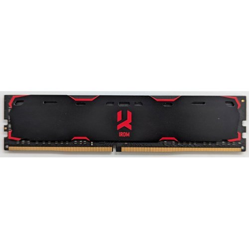 Купить Озу GoodRAM DDR4 8GB 2400Mhz IRDM Black (IR-2400D464L15S/8G) (Восстановлено продавцом, 740919) с проверкой совместимости: обзор, характеристики, цена в Киеве, Днепре, Одессе, Харькове, Украине | интернет-магазин TELEMART.UA фото