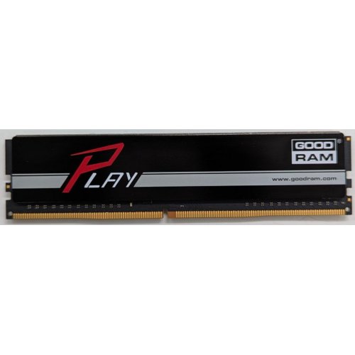 Купить Озу GoodRAM DDR4 8GB 2400Mhz Play Black (GY2400D464L15S/8G) (Восстановлено продавцом, 740922) с проверкой совместимости: обзор, характеристики, цена в Киеве, Днепре, Одессе, Харькове, Украине | интернет-магазин TELEMART.UA фото