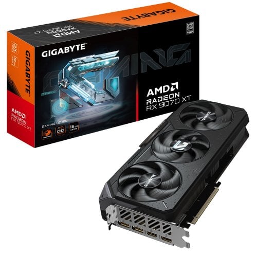 Купить Видеокарта Gigabyte Radeon RX 9070 XT GAMING OC 16384MB (GV-R9070XTGAMING OC-16GD) с проверкой совместимости: обзор, характеристики, цена в Киеве, Днепре, Одессе, Харькове, Украине | интернет-магазин TELEMART.UA фото